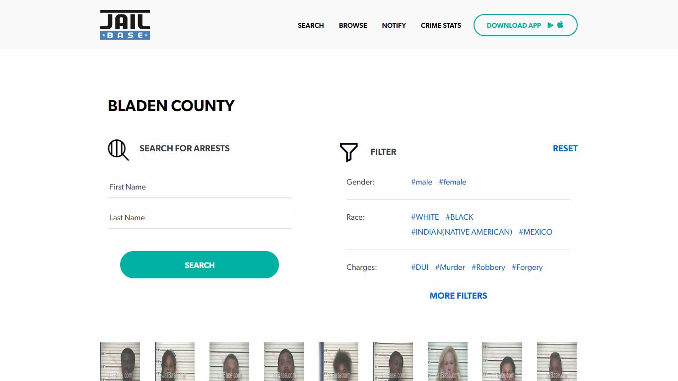 Bladen County Jail Inmate Search and Mugshots | JailBase